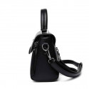 Luxury Designer Fashion High Quality Leather Kangaroo Handbag(Black)