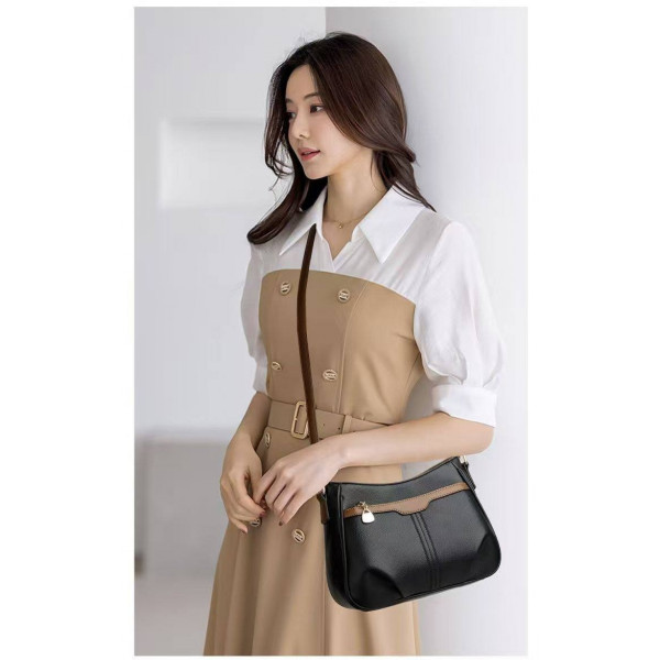 Fashion Shoulder Crossbody Bag(Black)