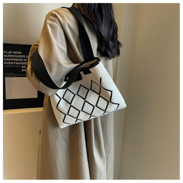 Orginal China Niche Shoulder Bag ( Off-Whaite )