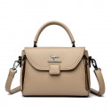 Luxury Designer Fashion High Quality Leather Kangaroo Handbag(Off-white)