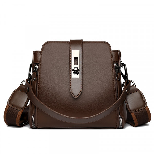 High-quality Messenger Bags For (Kangaroo 3) Women Luxury Crossbody Shoulder Bags Female (Coffee)