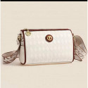 Cylinder lightweight High Quality Cross-body bag(White)