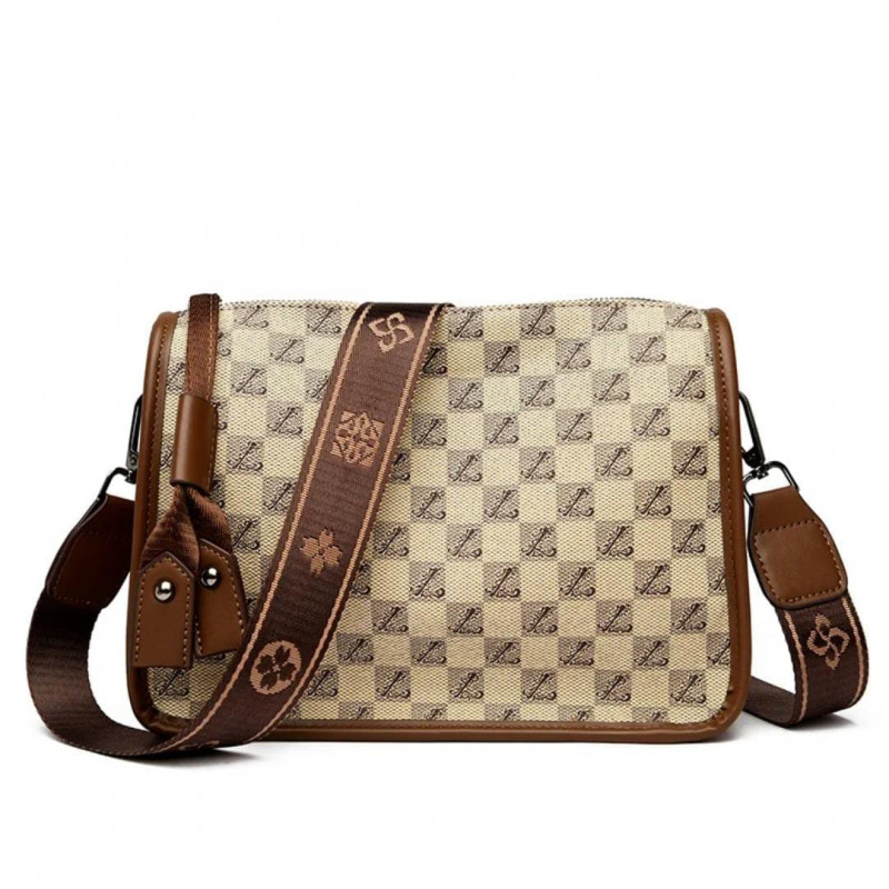 Women Luxurys Designers Bags Messenger Ivhandbag  (Khaki)