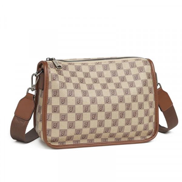 Women Luxurys Designers Bags Messenger Ivhandbag  (Khaki)