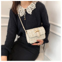 Mini Cross Body  Messenger Bag ( Off-Whaite )
