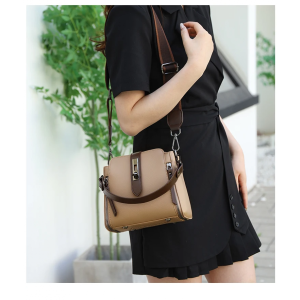 High-quality Messenger Bags For (Kangaroo 3) Women Luxury Crossbody Shoulder Bags Female (khaki)