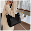 Signature Classic shoulder women's tote bags(Black)