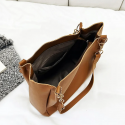 Signature Classic shoulder women's tote bags(brown)