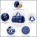 Fashionable Large Capacity Travel & Gym Bag (Perple)