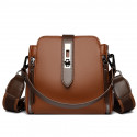 High-quality Messenger Bags For (Kangaroo 3) Women Luxury Crossbody Shoulder Bags Female (Brown)