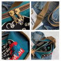 Messenger Shoulder Tide Bag (Blue)