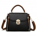 Luxury Designer Fashion High Quality Leather Kangaroo-2 Handbag(Black)