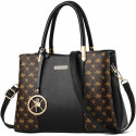 Premium Quality, Classic Design and Elegant Style Orgnial PU Leather handbag for Women (Black)