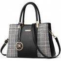 Premium Quality, Classic Design and Elegant Style Orgnial PU Leather handbag for Women (White)