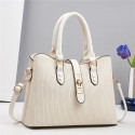 New Atmospheric PU Leather Luxurious Texture Bag for Ladies (White)