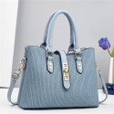 New Atmospheric PU Leather Luxurious Texture Bag for Ladies (Blue)