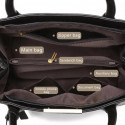 New Design High Quality Big Capacity Luxury Printed Crossbody Bag (Black)