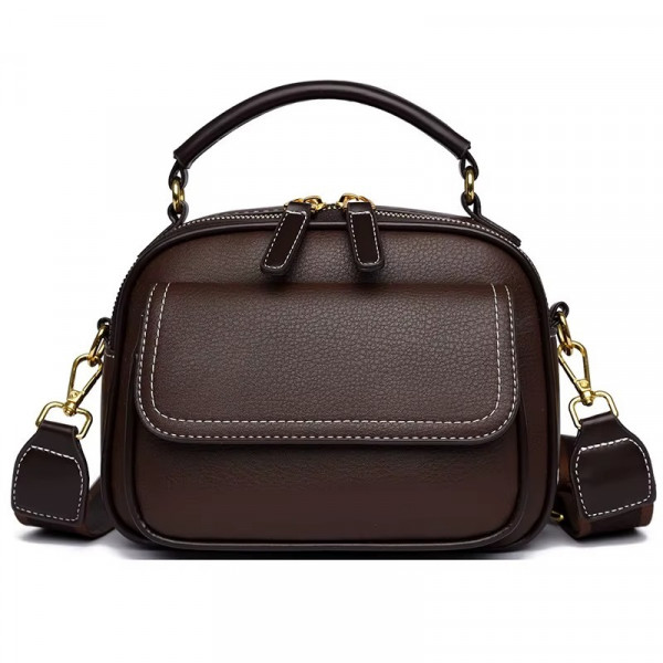 New Sac a Main Women Handbag soft small Shoulder Pu Leather Tote Hand Bags for Ladies(coffee)