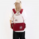  Schoolbags, College Cute Large-Capacity Backpacks, Simple Casual Backpacks(Red)