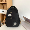  Schoolbags, College ' Cute Large-Capacity Backpacks, Simple Casual Backpacks(Black)