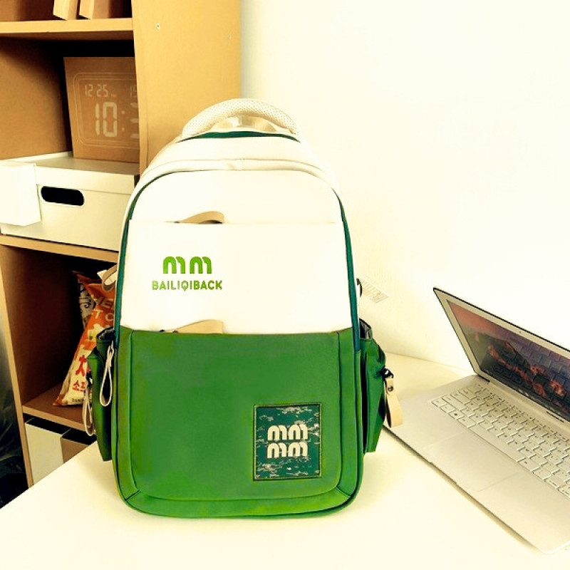 Schoolbags, College ' Cute Large-Capacity Backpacks, Simple Casual Backpacks(Green)