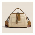 Genuine Soft Leather Handbag(Off-White)