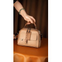 Genuine Soft Leather Handbag(Golden)
