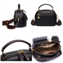 New Sac a Main Women Handbag soft small Shoulder Pu Leather Tote Hand Bags for Ladies(coffee)