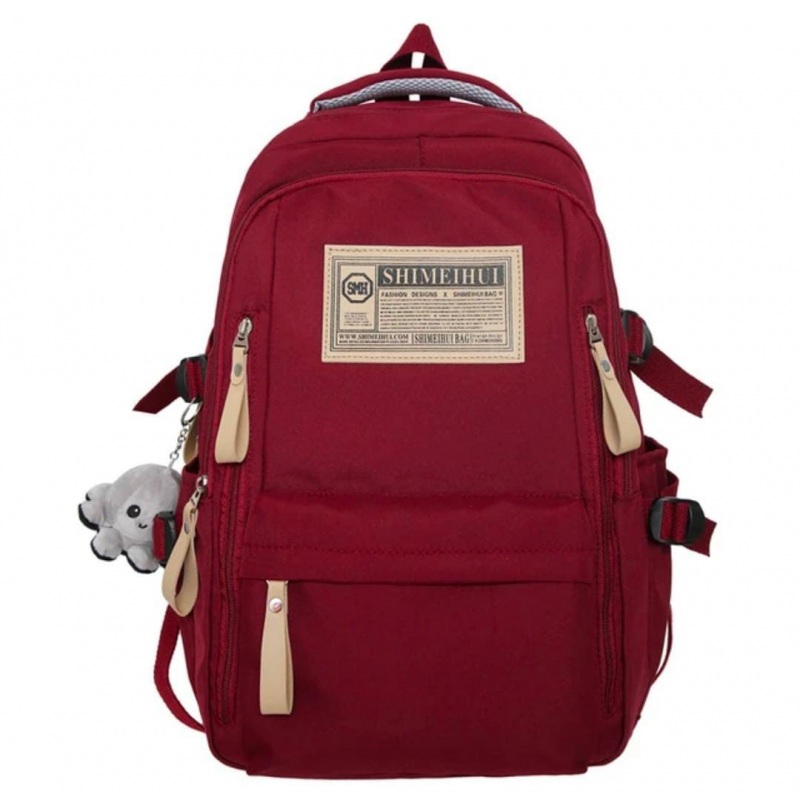 Aesthetic Large Capacity Cute Backpack (Marun)