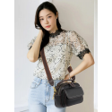 New Sac a Main Women Handbag soft small Shoulder Pu Leather Tote Hand Bags for Ladies(Black)
