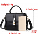 Latest Luxury Sling Shoulder Bags Women's Handbags Crossbody Bag (Black)