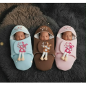 NEW ওরিজিনাল চায়না Baby Blanket (Coffe Color)