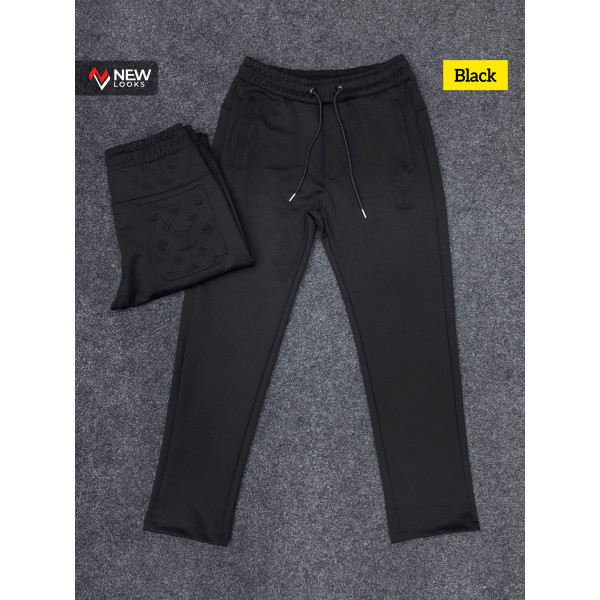 China Fabric Joggers Black