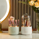 360° Rotating Makeup Brushes Holder 