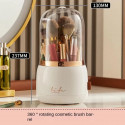 360° Rotating Makeup Brushes Holder 