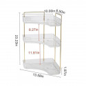 3 Layer Corner Makeup Storage Shelf