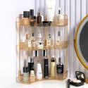 3 Layer Corner Makeup Storage Shelf