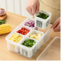 6 Grid Fridge Storage Box