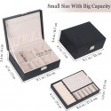 Double Layer Velvet High Quality Jewellery Box 