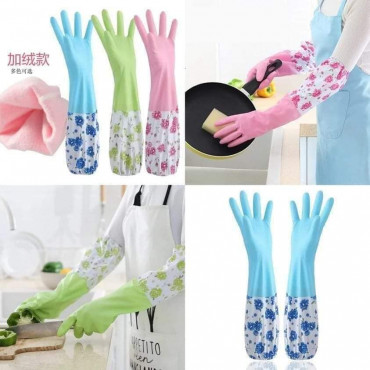 Long silicon hand gloves