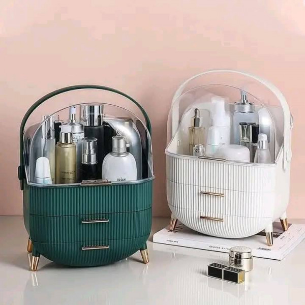 Makeup Storage Box With Handle