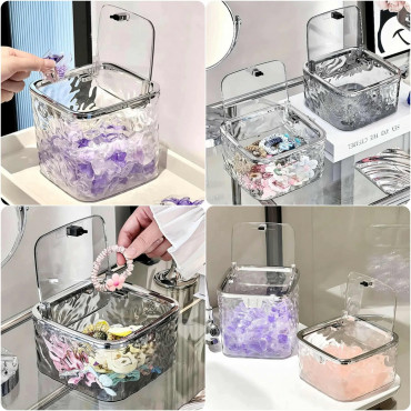 Transparent Storage Box For Jewellery and Hair Accesso