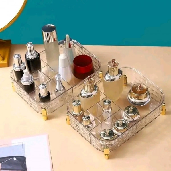 Large Capacity Multi Grids Transparent Storage Box