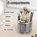 Acrylic 360° Rotating Makeup Brush Holder 