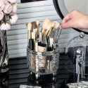 Acrylic 360° Rotating Makeup Brush Holder 
