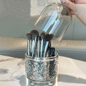 Acrylic 360° Rotating Makeup Brush Holder 