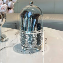 Acrylic 360° Rotating Makeup Brush Holder 