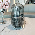 Acrylic 360° Rotating Makeup Brush Holder 