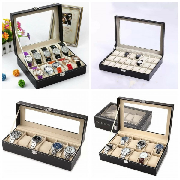 Leather Watch box 