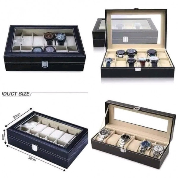 Leather Watch box 
